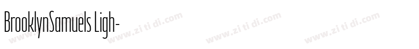 BrooklynSamuels Ligh字体转换 BrooklynSamuels Ligh字体转换